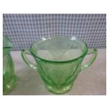 (FS) Vintage Etched Green Uranium G...