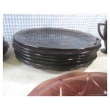 (A-3) Vintage Amethyst Glass Dishes...
