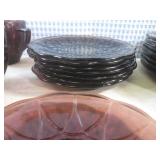(A-3) Vintage Amethyst Glass Dishes...