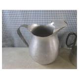 (CS) Vintage Aluminum Pitcher and C...