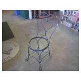 (EC1) Vintage Metal Ice Cream Parlo...