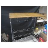 (G-1) 3 Metal Wine Bottle Racks/Hol...