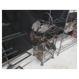 (G-1) 3 Metal Wine Bottle Racks/Hol...