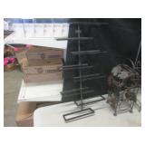 (G-1) 3 Metal Wine Bottle Racks/Hol...