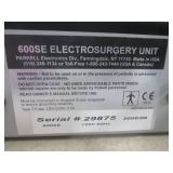 (BS) Sensimatic Electrosurge 600SE ...