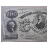 (CNTR) $100 Virginia Treasury Note ...