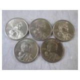 (FS) 5 No Date Sacagawea $1 Coins...