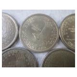 (FS) 5 - 2000 P Sacagawea $1 Coins...