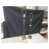 (EC1) 2 Vintage Table Lamps 36 1/2"...