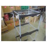 (BR1) Metal and Plastic Shelf 51 1/...