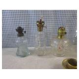 (EW4) Vintage Smaller Oil Lamps, La...