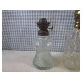 (EW4) Vintage Smaller Oil Lamps, La...