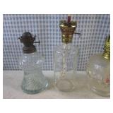 (EW4) Vintage Smaller Oil Lamps, La...