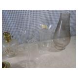(EW4) Vintage Smaller Oil Lamps, La...