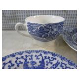 (BSB) Assorted Vintage Blue & White...