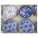 (BSB) Assorted Vintage Blue & White...