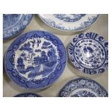 (BSB) Assorted Vintage Blue & White...