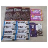 (B-1) Assorted Chocolate Candy Bars...