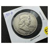1954-D  Franklin Half Dollar