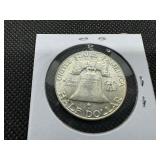 1960-D  Franklin Half Dollar - Marked AU When Purchased