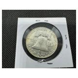 1960-D  Franklin Half Dollar - Marked AU When Purchased