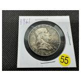 1961  Franklin Half Dollar