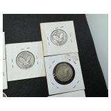 Fifteen Mixed Full Date Silver Standing Liberty Quarters