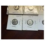 31 Roosevelt Dimes - (18 Silver 1964 and earlier and 13 Post 1964 High Grade )