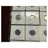 31 Roosevelt Dimes - (18 Silver 1964 and earlier and 13 Post 1964 High Grade )