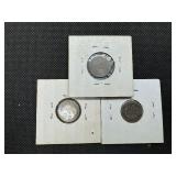 Three Liberty Seated Dimes -- 1853 W/Arrows; 1854 W/Arrows, and 1887