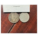 29 V Nickels including 2 Better Date 1895s and 2 1897s