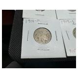 24 Buffalo Nickels - 15 Common Date - some are XF and 9 Better Date