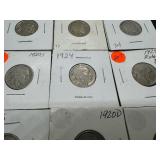 24 Buffalo Nickels - 15 Common Date - some are XF and 9 Better Date