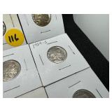 24 Buffalo Nickels - 15 Common Date - some are XF and 9 Better Date