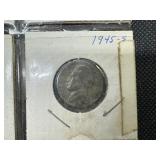 Complete Set of 11 Silver War Nickels