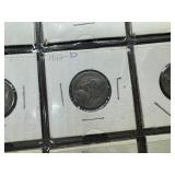 Complete Set of 11 Silver War Nickels