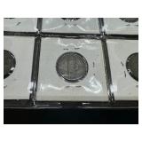 Complete Set of 11 Silver War Nickels