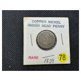 Better Date 1859 Indian Head Cent