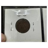 Eight Indian Head Cents; Better dates 1881, and 1886; 1899, 1900, 1902, 1905, and (2) 1907s