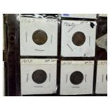 Sheets of 39 Early  Date Wheat Cents 1909 -1939; Many Better Date Coins