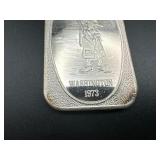 1973 Richard Nixon 1 Troy Ounce Silver Bar