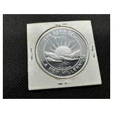2000 Liberty 1 Troy Ounce Silver Round