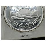2000 Liberty 1 Troy Ounce Silver Round