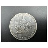 1988 Canada $5 1 Oz. Silver Coin