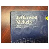 Complete Set of Jefferson Nickels From 1938 through 1961 Inclusive in Whitman Album - Includes all 11 Silver War Nickels!