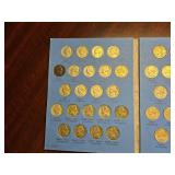 Complete Set of Jefferson Nickels From 1938 through 1961 Inclusive in Whitman Album - Includes all 11 Silver War Nickels!