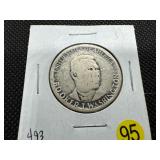 Silver Booker T. Washington Comm. Half Dollar