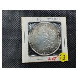 1921 Morgan Silver Dollar -  Marked BU Toned When Purchased