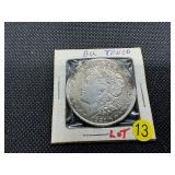 1921 Morgan Silver Dollar -  Marked BU Toned When Purchased