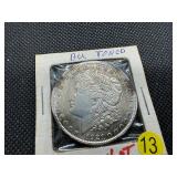 1921 Morgan Silver Dollar -  Marked BU Toned When Purchased